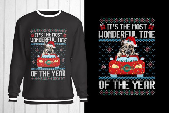 German Shepherd Christmas Ugly Sweater