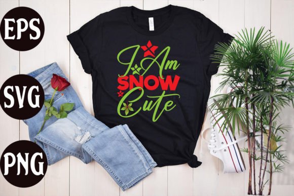 I Am Snow Cute Graphics for T-Shirt Designs