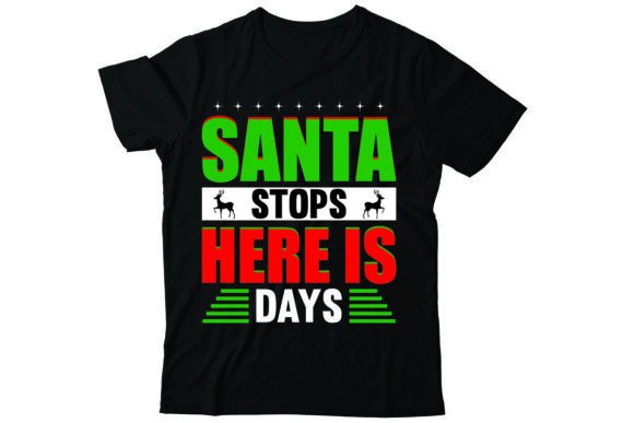 Santa Stops Here is Days: Graphic Design Asset Review