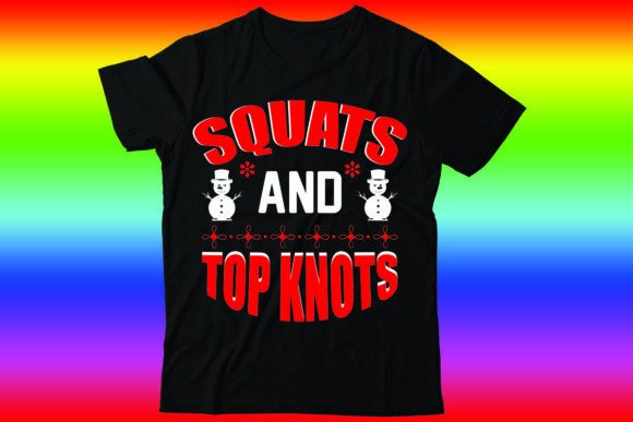 Squats and Top Knots: T-Shirt Graphics