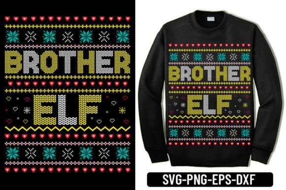 Ugly Sweater - Brother Elf Graphics & T-Shirt Designs Review